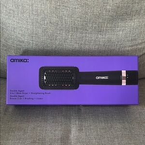 Amika Double Agent Blow Dryer and Straightening Brush